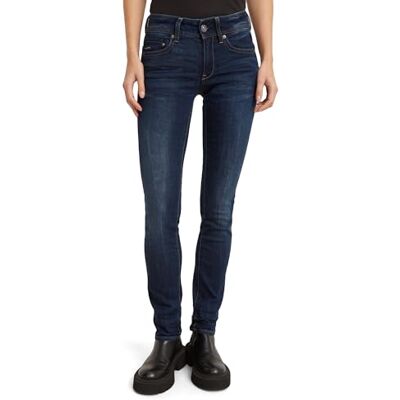 G-STAR Para Mujer Midge Saddle Straight Jeans, Azul (dk Aged ), 27W / 30L G-STAR Para Mujer Midge Saddle Straight Jeans, Azul (dk Aged ), 27W / 30L