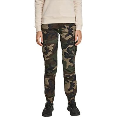 Urban Classics Ladies High Waist Camo Cargo Pants Pantalones, Multicolor (Woodcamo 00841), 8 (Size: 26) para Mujer Urban Classics Ladies High Waist Camo Cargo Pants Pantalones, Multicolor (Woodcamo 00841), 8 (Size: 26) para Mujer