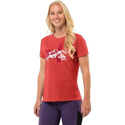 Jack Wolfskin Vonnan S/S Graphic T W Camiseta Mujer Jack Wolfskin Vonnan S/S Graphic T W Camiseta Mujer