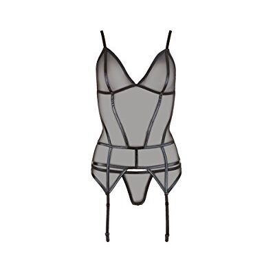 COTTELLI Collection – Disfraz de sexy lencería para mujer Mini vestido con insertos de efecto mojado COTTELLI Collection – Disfraz de sexy lencería para mujer Mini vestido con insertos de efecto mojado