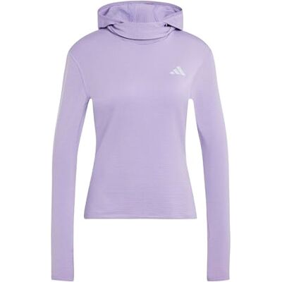 Adidas Mujer Adi365 Running Essentials Winterized Hooded Long Sleeve Sweatshirt, Magic Lilac, L Adidas Mujer Adi365 Running Essentials Winterized Hooded Long Sleeve Sweatshirt, Magic Lilac, L