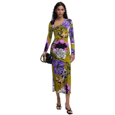 Desigual Vest_Neckline_LA Casual Dress, Verde, S Women's Desigual Vest_Neckline_LA Casual Dress, Verde, S Women's