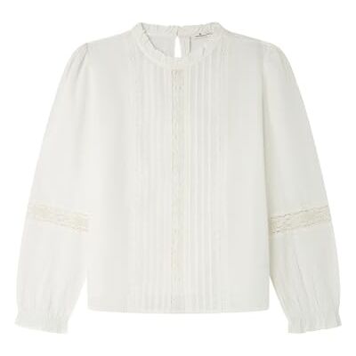 SPRINGFIELD Boho Lace Blouse, Brown, 36 para Mujer SPRINGFIELD Boho Lace Blouse, Brown, 36 para Mujer