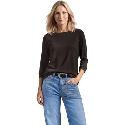 Street One 3232241 Camiseta de Manga 3/4 con Cuello Barco Mujer (Pack de 1) Street One 3232241 Camiseta de Manga 3/4 con Cuello Barco Mujer (Pack de 1)