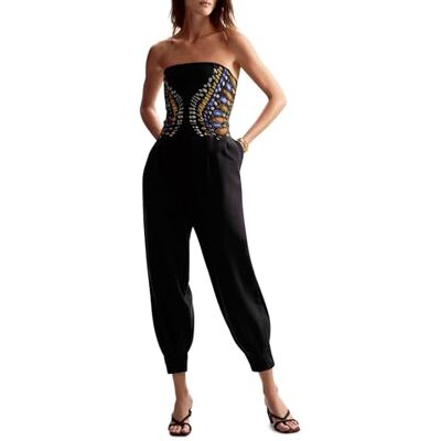 Desigual Mono de la colección Mujer, Negro, L Desigual Mono de la colección Mujer, Negro, L