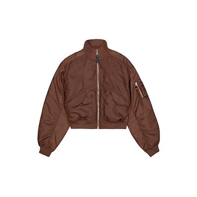 Alpha MA-1 Cropped Bomber Chaqueta para mujer Powder Brown XS Alpha MA-1 Cropped Bomber Chaqueta para mujer Powder Brown XS