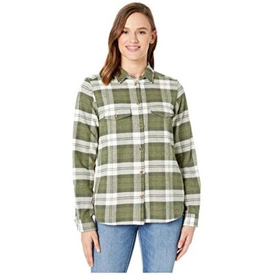 Fjällräven Övik Heavy Flannel Shirt W Green M Fjällräven Övik Heavy Flannel Shirt W Green M