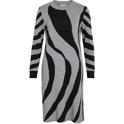 Vila Vitif Crewneck Knit Midi Dress- Noos Vitif Noos Vestido de Punto con Cuello Redondo Mujer (Pack de 1) Vila Vitif Crewneck Knit Midi Dress- Noos Vitif Noos Vestido de Punto con Cuello Redondo Mujer (Pack de 1)