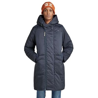 G-STAR Para Mujer Parka G-Whistler Padded , Azul (salute ), L G-STAR Para Mujer Parka G-Whistler Padded , Azul (salute ), L