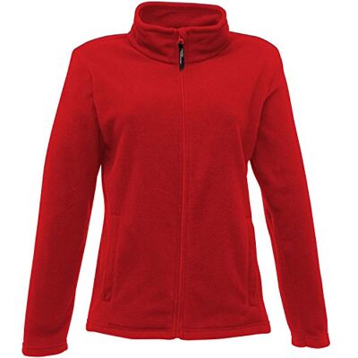 Regatta Chaqueta de Forro Polar de Manga Larga con Cremallera Completa para Mujer, Cremallera Completa., Mujer, Color Rojo clásico., tamaño 18 Regatta Chaqueta de Forro Polar de Manga Larga con Cremallera Completa para Mujer, Cremallera Completa., Mujer, Color Rojo clásico., tamaño 18
