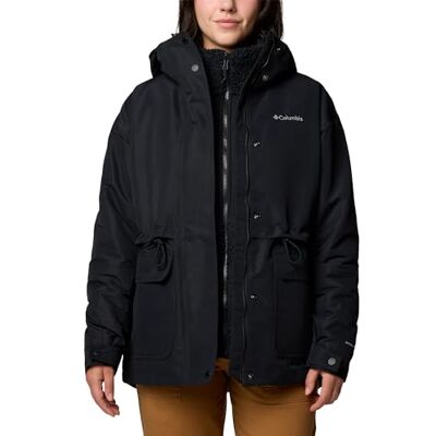 Columbia Drop Ridge II Chaqueta Impermeable 3 en 1, Diseño Dinámico, Reflectante de Calor, Ajuste Personalizable, Sherpa Acogedora, Barrera Impermeable Mujer Columbia Drop Ridge II Chaqueta Impermeable 3 en 1, Diseño Dinámico, Reflectante de Calor, Ajuste Personalizable, Sherpa Acogedora, Barrera Impermeable Mujer