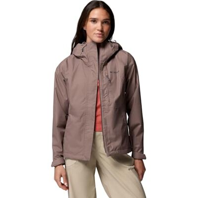 Columbia Women's Hikebound 2 Jacket, Waterproof Rain Jacket, Iron, X-Small Columbia Women's Hikebound 2 Jacket, Waterproof Rain Jacket, Iron, X-Small