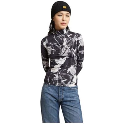 G-STAR Printed Mock Slim Top Camiseta para Mujer G-STAR Printed Mock Slim Top Camiseta para Mujer