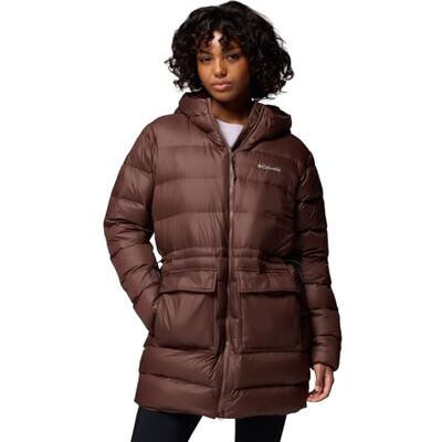 Columbia Harmony Falls Chaqueta de Plumón de Largo Medio, Reflectante, Repelente al Agua, Plumón Certificado RDS, 650 Fill Power, Capucha Ajustable, Bolsillos con Cremallera, Puños Elásticos Mujer Columbia Harmony Falls Chaqueta de Plumón de Largo Medio, Reflectante, Repelente al Agua, Plumón Certificado RDS, 650 Fill Power, Capucha Ajustable, Bolsillos con Cremallera, Puños Elásticos Mujer