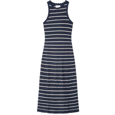 SPRINGFIELD Vestido DE Punto Calado A Rayas SPRINGFIELD Vestido DE Punto Calado A Rayas