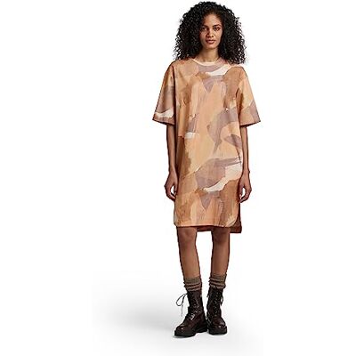 G-STAR Para Mujer Vestido Boxy U Tee Allover , Multicolor (amphora watercolor camo ), M G-STAR Para Mujer Vestido Boxy U Tee Allover , Multicolor (amphora watercolor camo ), M