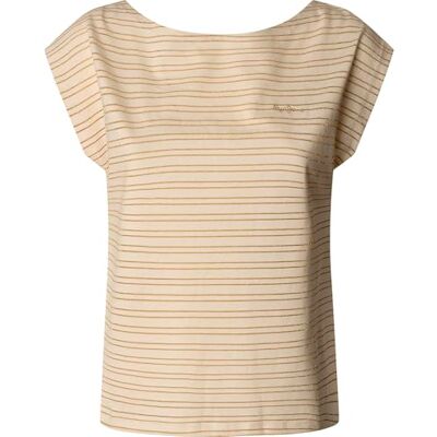 Pepe Jeans Alex Camiseta, Blanco (Mousse-Blanco), L Mujeres Pepe Jeans Alex Camiseta, Blanco (Mousse-Blanco), L Mujeres