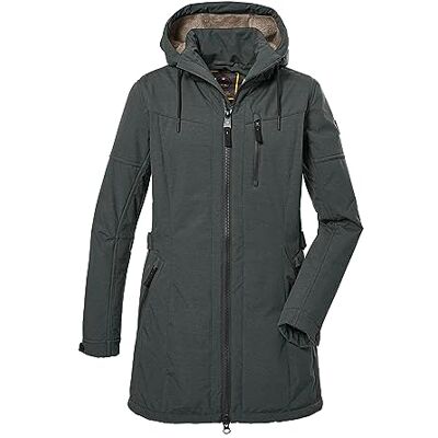 G.I.G.A. DX mujer Parka softshell con capucha con cremallera GW 46 WMN SFTSHLL PRK, dark tealgreen, 38, G.I.G.A. DX mujer Parka softshell con capucha con cremallera GW 46 WMN SFTSHLL PRK, dark tealgreen, 38,