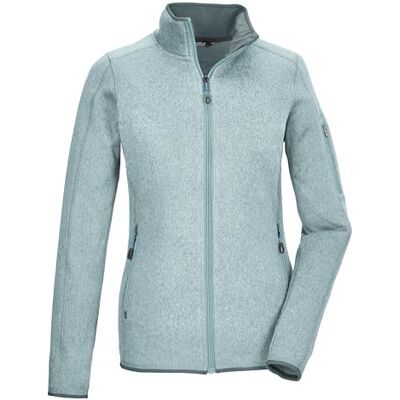 Killtec Mujer Chaqueta polar de punto/chaqueta polar con cuello alto KOW 111 WMN KNT FLC JCKT, hell eisblau, 46, Killtec Mujer Chaqueta polar de punto/chaqueta polar con cuello alto KOW 111 WMN KNT FLC JCKT, hell eisblau, 46,