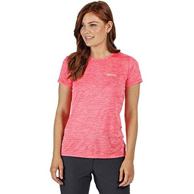 Regatta Fingal V Camiseta De Deporte De Manga Corta Y Tejido De Secado Rápido con Estampado Gráfico T-Shirts/Polos/Vests, Mujer, Neon Pink Gradi, 24 Regatta Fingal V Camiseta De Deporte De Manga Corta Y Tejido De Secado Rápido con Estampado Gráfico T-Shirts/Polos/Vests, Mujer, Neon Pink Gradi, 24