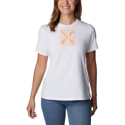 Columbia Mujer Camiseta Estampada, Sun Trek Columbia Mujer Camiseta Estampada, Sun Trek