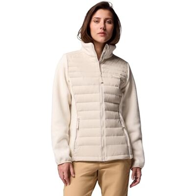 Columbia Juniper Peak Chaqueta Híbrida, Diseño Elegante, Ajuste Ceñido, Calidez TurboDown, Resistente al Agua, Dobladillo Personalizable Mujer Columbia Juniper Peak Chaqueta Híbrida, Diseño Elegante, Ajuste Ceñido, Calidez TurboDown, Resistente al Agua, Dobladillo Personalizable Mujer