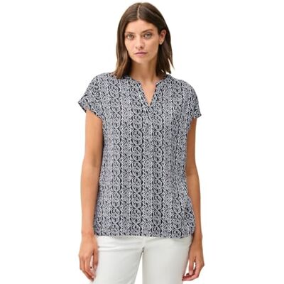 Cecil Blusa Estampada, Universal Blue, L Mujeres Cecil Blusa Estampada, Universal Blue, L Mujeres