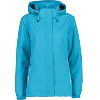 CMP Chaqueta de mujer con cremallera y capucha transpirable, hawaiano, S CMP Chaqueta de mujer con cremallera y capucha transpirable, hawaiano, S