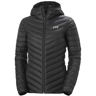 Helly Hansen Womens W Verglas Hooded Down Insulat, Negro, M Helly Hansen Womens W Verglas Hooded Down Insulat, Negro, M