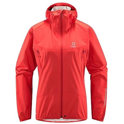 Haglöfs HAGLOFS L.I.M PROOF JACKET Jacket Mujer POPPY RED Tamaño L Haglöfs HAGLOFS L.I.M PROOF JACKET Jacket Mujer POPPY RED Tamaño L