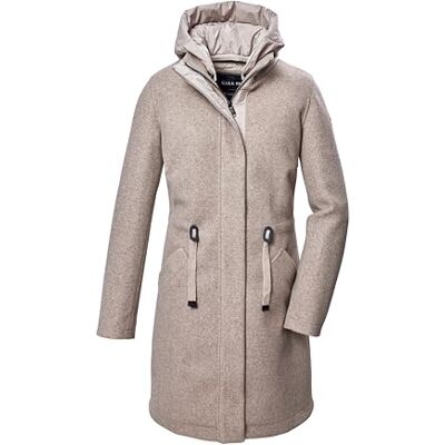 G.I.G.A. DX Mujer Parka/abrigo polar con capucha desmontable GW 46 WMN PRK, hellbeige, 44, G.I.G.A. DX Mujer Parka/abrigo polar con capucha desmontable GW 46 WMN PRK, hellbeige, 44,