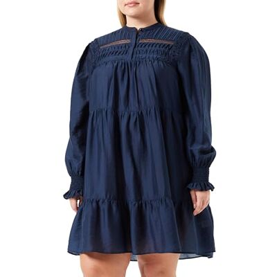 Boss Vestido, Azul Oscuro, 38 para Mujer Boss Vestido, Azul Oscuro, 38 para Mujer