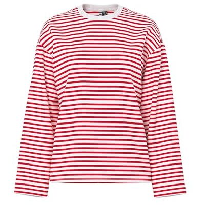 PIECES Pcsadie LS Top Noos Camiseta, Cloud Dancer, L Mujeres PIECES Pcsadie LS Top Noos Camiseta, Cloud Dancer, L Mujeres