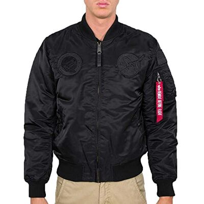 Alpha -S Chaqueta bomber, Hombre, Negro (All Black 404), Small (Tamaño del fabricante: S) Alpha -S Chaqueta bomber, Hombre, Negro (All Black 404), Small (Tamaño del fabricante: S)