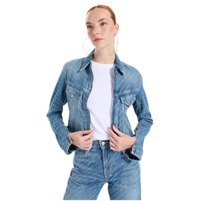 Boss C_dnm Zp Trck Jacket vaquero_chaqueta_L Mujer (Pack de 1) Boss C_dnm Zp Trck Jacket vaquero_chaqueta_L Mujer (Pack de 1)