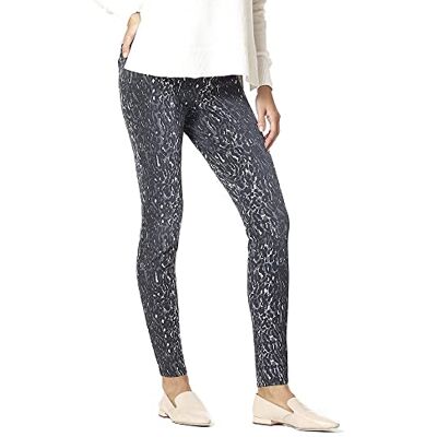 HUE Essential Denim Leggings Calcetines, Negro, 1X para Mujer HUE Essential Denim Leggings Calcetines, Negro, 1X para Mujer