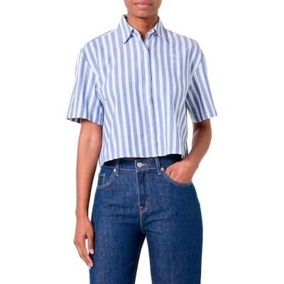 HUGO Eleisa_B 10263985 01, Blusa Mujer, Open Blue494, HUGO Eleisa_B 10263985 01, Blusa Mujer, Open Blue494,