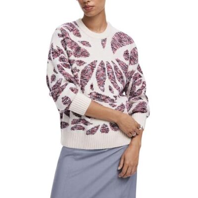 Desigual Jersey de Punto Plano para Mujer Sudadera, Material de Acabados, M Desigual Jersey de Punto Plano para Mujer Sudadera, Material de Acabados, M