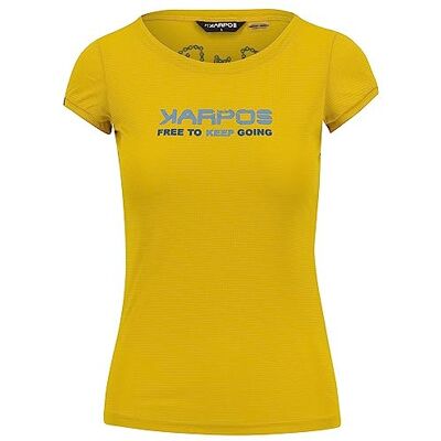 Karpos 2501104-034 Val FEDERIA W tee T-Shirt Mujer Lemon Curry Tamaño XL Karpos 2501104-034 Val FEDERIA W tee T-Shirt Mujer Lemon Curry Tamaño XL