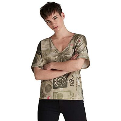 G-STAR RAW Camiseta Joosa V-Neck Tops para Mujer G-STAR RAW Camiseta Joosa V-Neck Tops para Mujer