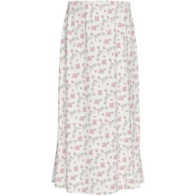 PIECES Pcnya HW Long Slit Skirt BC, Cloud Dancer, L Mujeres PIECES Pcnya HW Long Slit Skirt BC, Cloud Dancer, L Mujeres
