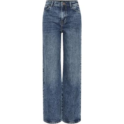 PIECES Pcselma HW Wide Jeans Mb402 Noos BC Vaqueros Anchos Mujer PIECES Pcselma HW Wide Jeans Mb402 Noos BC Vaqueros Anchos Mujer