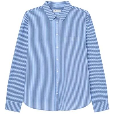 SPRINGFIELD Blusa para Mujer, Azul Horizonte, S SPRINGFIELD Blusa para Mujer, Azul Horizonte, S