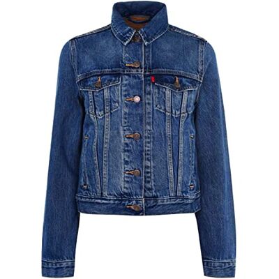 Levi's Original Trucker Chaqueta vaquera Mujer, Soft As Butter Dark, M Levi's Original Trucker Chaqueta vaquera Mujer, Soft As Butter Dark, M