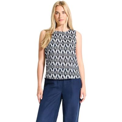 Cecil Blusa con Estampado, Vanilla White, L Mujeres Cecil Blusa con Estampado, Vanilla White, L Mujeres