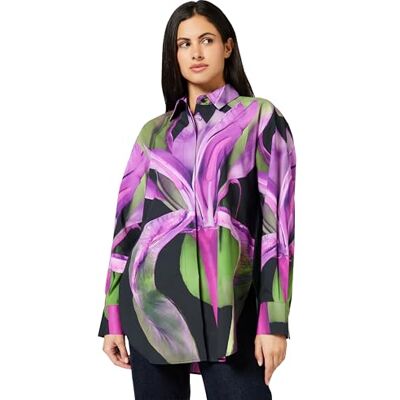 Desigual CAM_ORQUIDEA_L Blouse, Rosso, M Women's Desigual CAM_ORQUIDEA_L Blouse, Rosso, M Women's