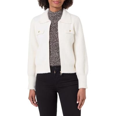 Morgan Pull Chaqueta con Cuello, Marfil, XS Morgan Pull Chaqueta con Cuello, Marfil, XS