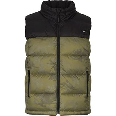 O'NEILL O'riginal Puffer Vest Chaqueta, Mujer, Brown Camo, Regular XS O'NEILL O'riginal Puffer Vest Chaqueta, Mujer, Brown Camo, Regular XS