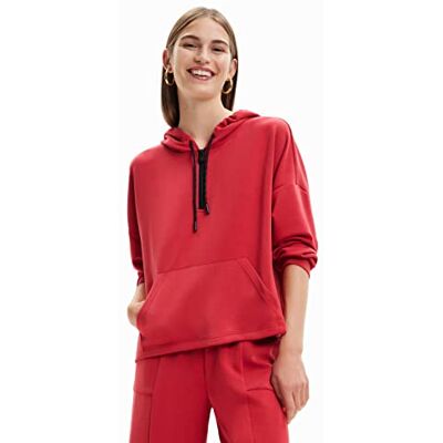 Desigual Sudadera para Mujer, Rosso, M Desigual Sudadera para Mujer, Rosso, M