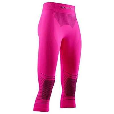 X-Bionic Energizer 4.0 Pants 3/4 Wmn, Capa de Base Pantalones Funcionales, Mujer, Neon Flamingo/Anthracite, M X-Bionic Energizer 4.0 Pants 3/4 Wmn, Capa de Base Pantalones Funcionales, Mujer, Neon Flamingo/Anthracite, M
